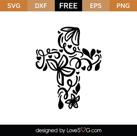 Download 58+ Cross SVG Flourish Printable